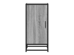 Aparador Sonoma gris 35,5x35x76 cm madera contrachapada y metal