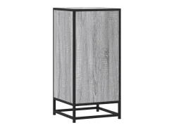 Aparador Sonoma gris 35,5x35x76 cm madera contrachapada y metal