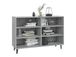 Aparador Sonoma gris 103,5x35x70 cm madera de ingeniería