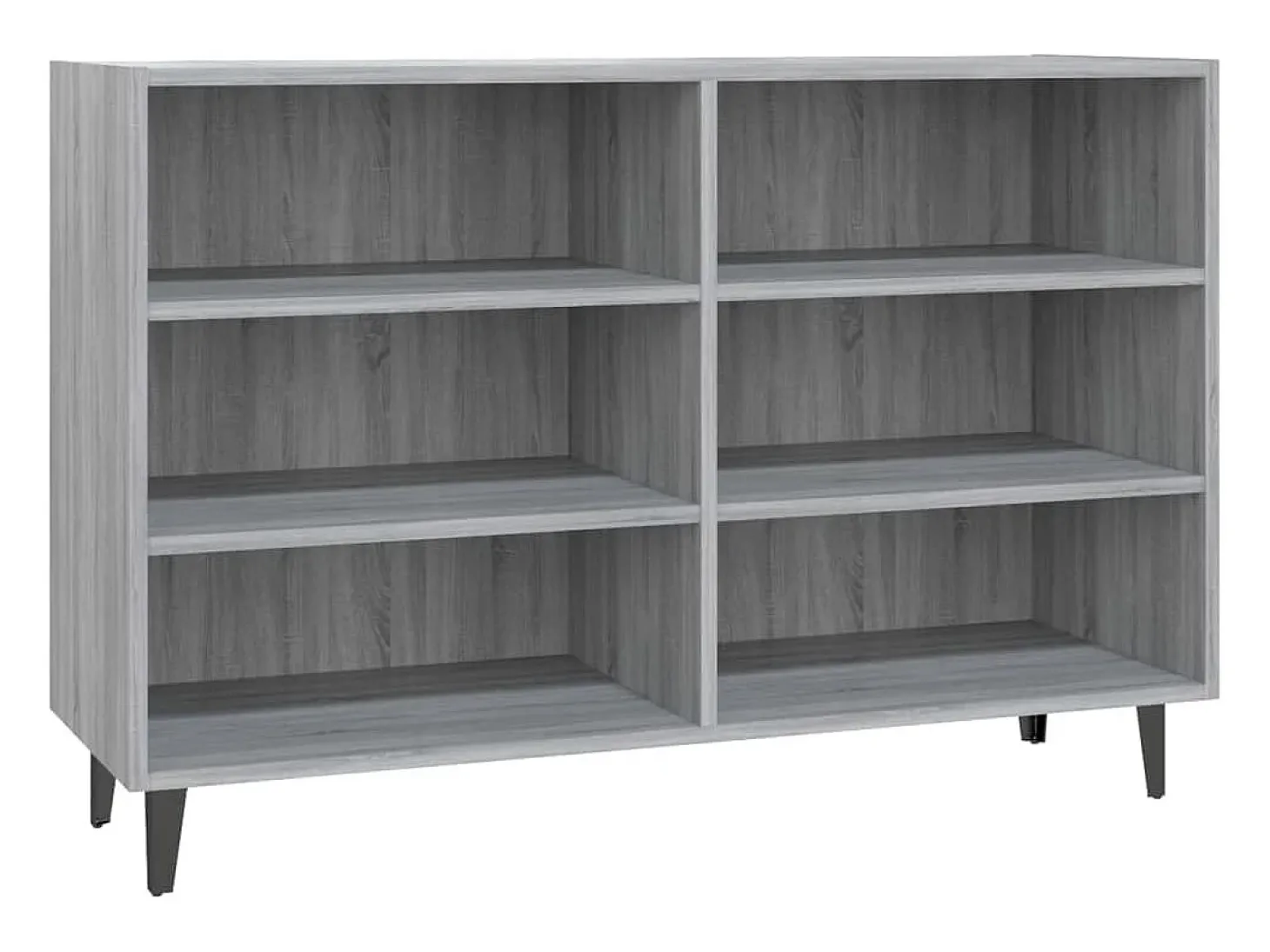 Aparador Sonoma gris 103,5x35x70 cm madera de ingeniería