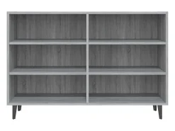 Aparador Sonoma gris 103,5x35x70 cm madera de ingeniería