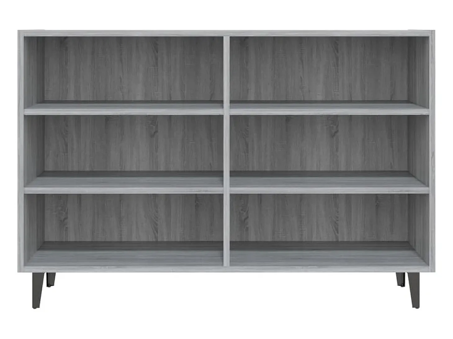 Aparador Sonoma gris 103,5x35x70 cm madera de ingeniería
