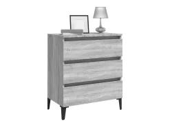 Aparador Sonoma gris 60x35x69 cm Madera de ingeniería