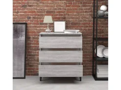 Aparador Sonoma gris 60x35x69 cm Madera de ingeniería
