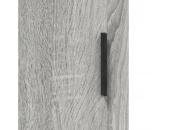 Aparador Sonoma gris 69,5x34x90 cm madera de ingeniería