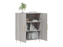 Aparador Sonoma gris 69,5x34x90 cm madera de ingeniería