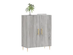 Aparador Sonoma gris 69,5x34x90 cm madera de ingeniería