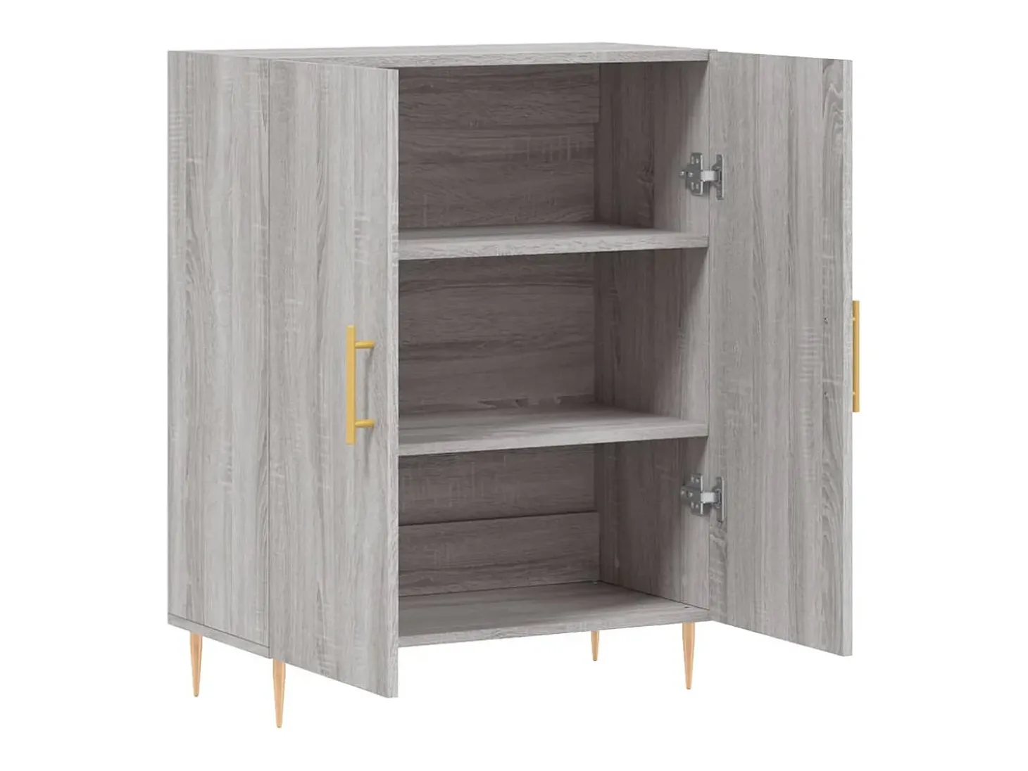 Aparador Sonoma gris 69,5x34x90 cm madera de ingeniería