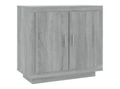 Aparador Sonoma gris 80x40x75 cm Madera de ingeniería