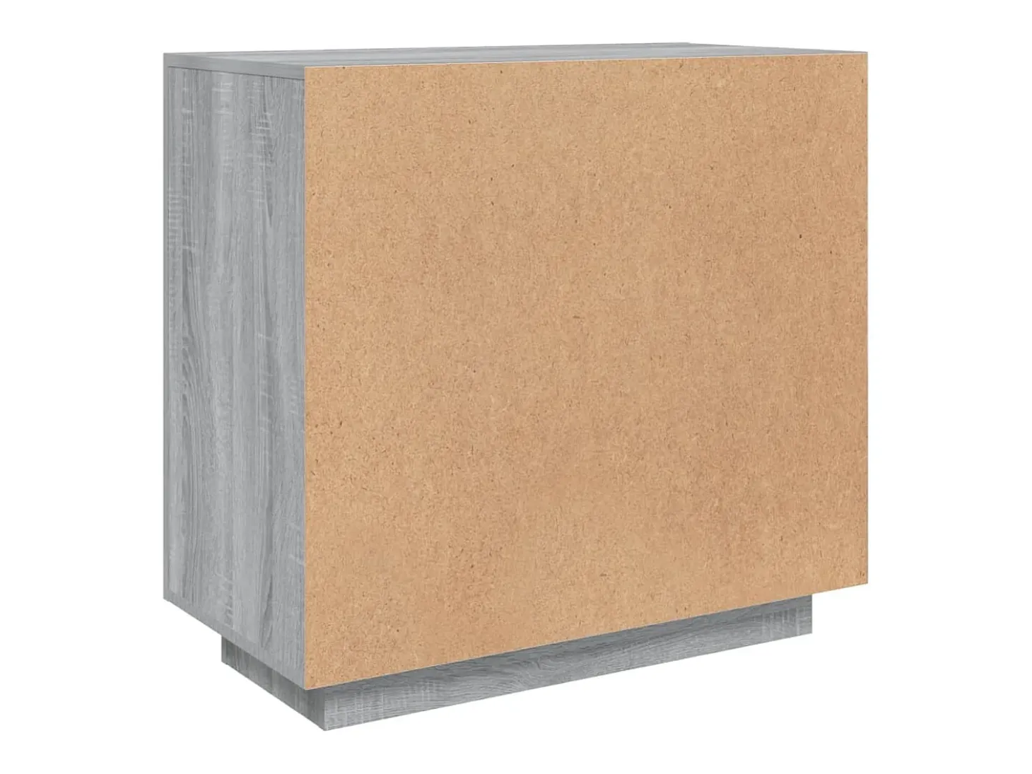 Aparador Sonoma gris 80x40x75 cm Madera de ingeniería