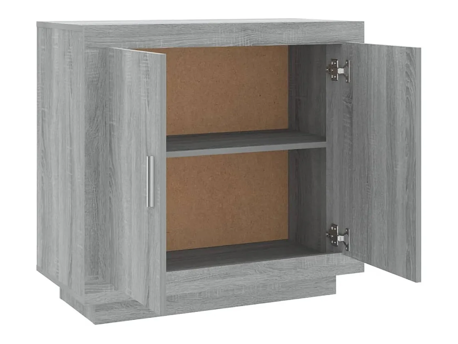 Aparador Sonoma gris 80x40x75 cm Madera de ingeniería
