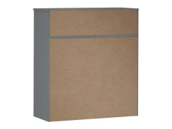 Aparador superior MOLDE madera maciza pino gris 90x35x100 cm