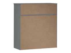 Aparador superior MOLDE madera maciza pino gris 90x35x100 cm