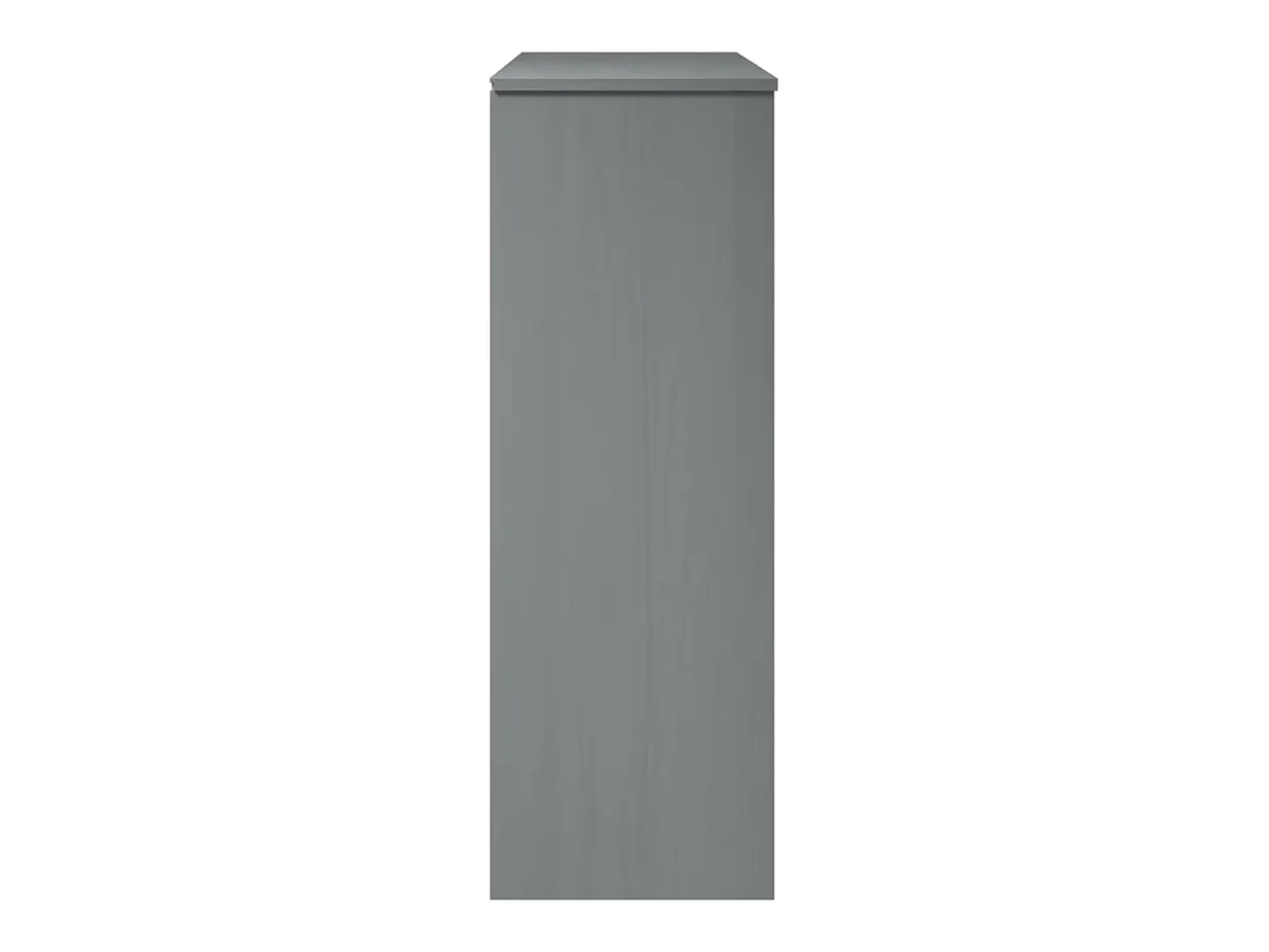 Aparador superior MOLDE madera maciza pino gris 90x35x100 cm