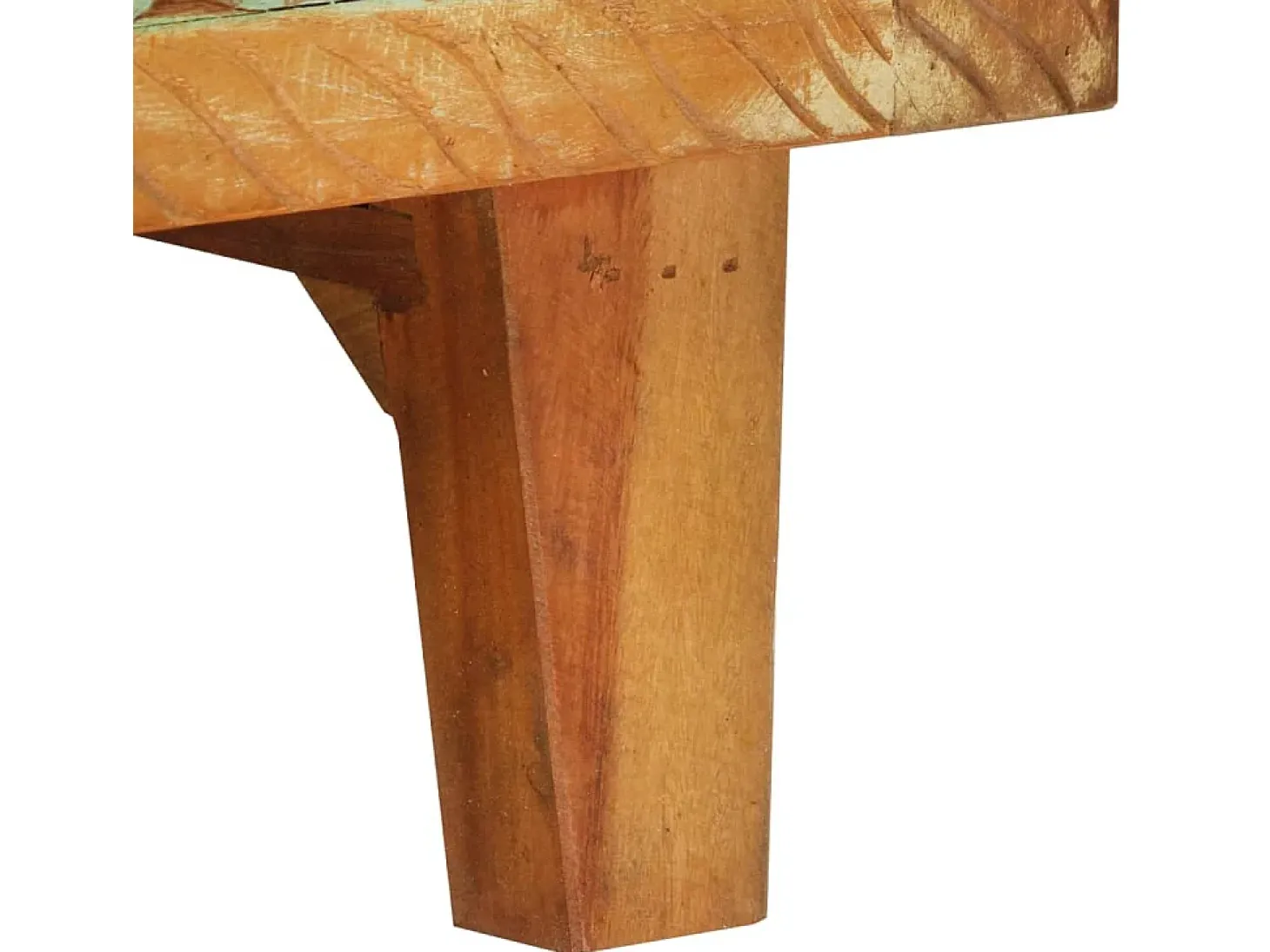 Aparador tallado a mano madera maciza reciclada 55x30x75 cm