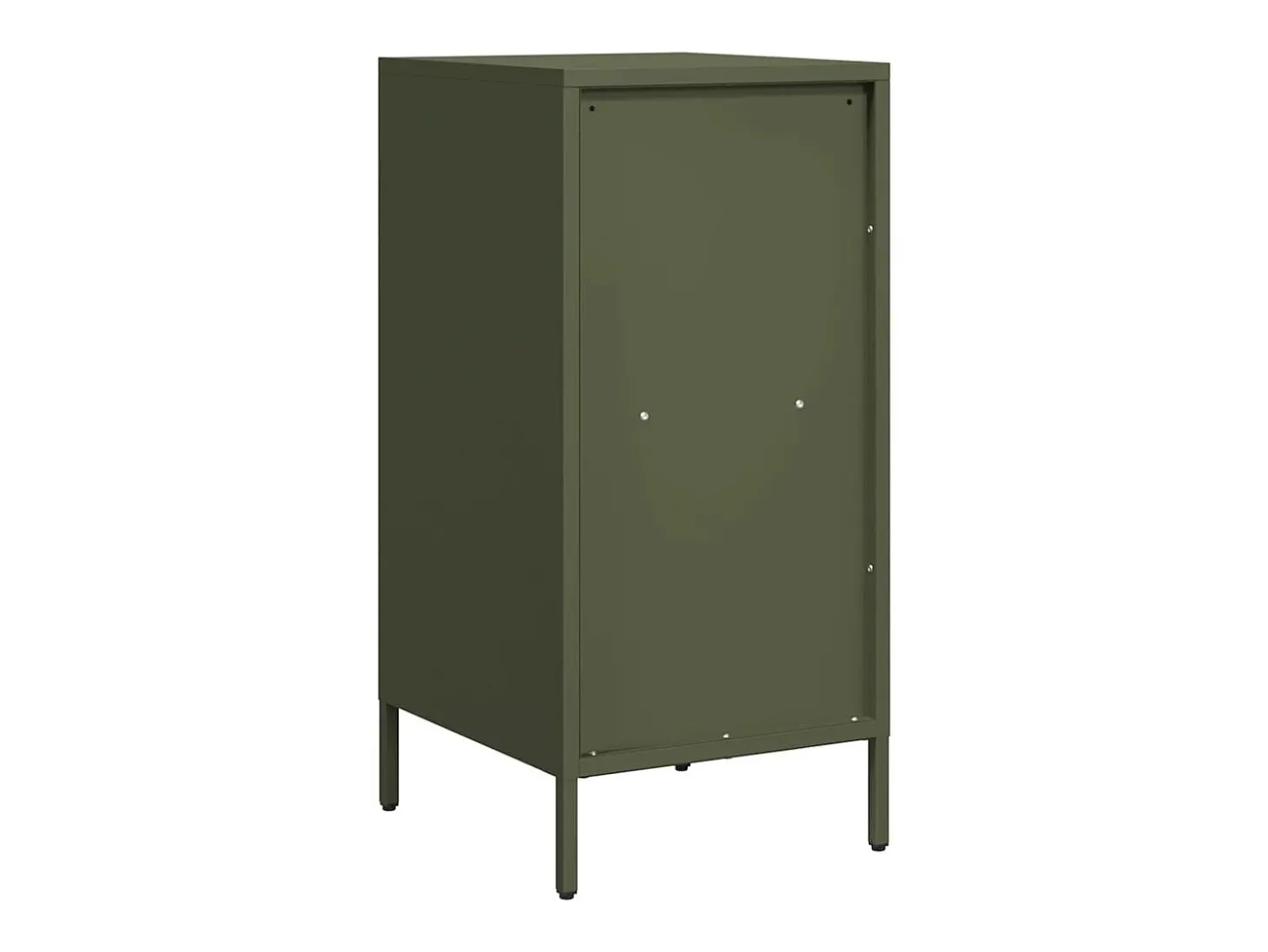 Aparador verde oliva 35x39x73,5 cm acero laminado en frío