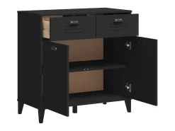 Aparador VIKEN madera de ingeniería negro 80x40x80 cm ES100196