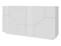 Aparador 200x43cm cocina salón 4 ambientes blanco Hariett