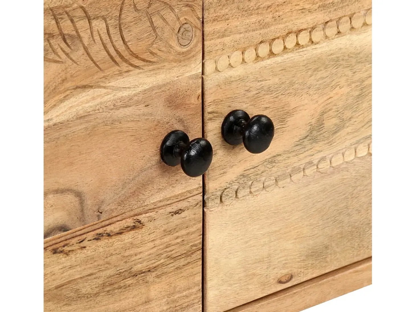 Aparador 115x35x75 cm Madera maciza de acacia