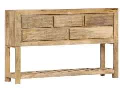 Aparador 120x30x75 cm madera maciza de mango