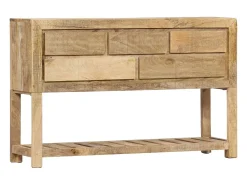 Aparador 120x30x75 cm madera maciza de mango