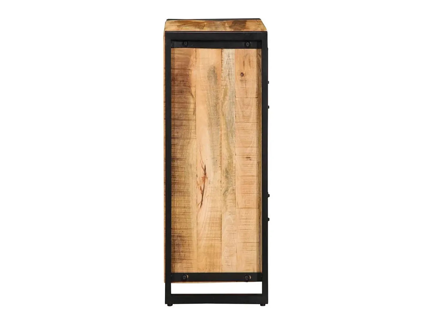 Aparador 55x35x70 cm madera maciza de mango crudo