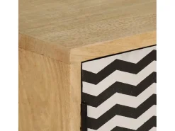 Aparador 120x30x75 cm madera maciza de mango