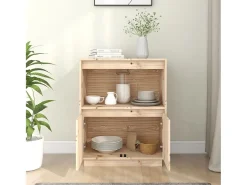 Aparador 60x34x75 cm Madera maciza de pino