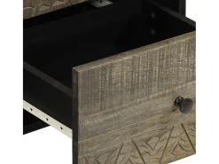 Aparador 40x33x75 cm madera maciza mango