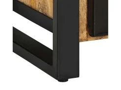 Aparador 55x35x70 cm madera maciza de mango crudo