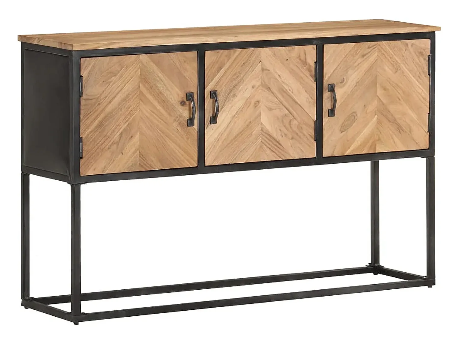 Aparador 120x30x75 cm Madera maciza de acacia