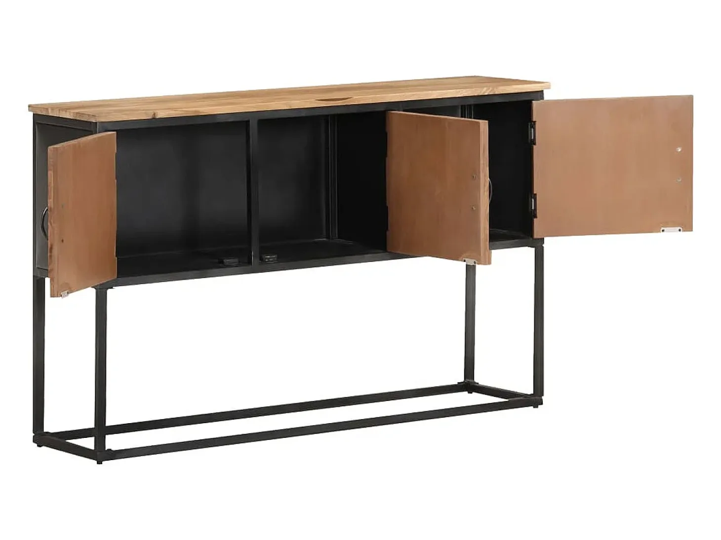 Aparador 120x30x75 cm Madera maciza de acacia