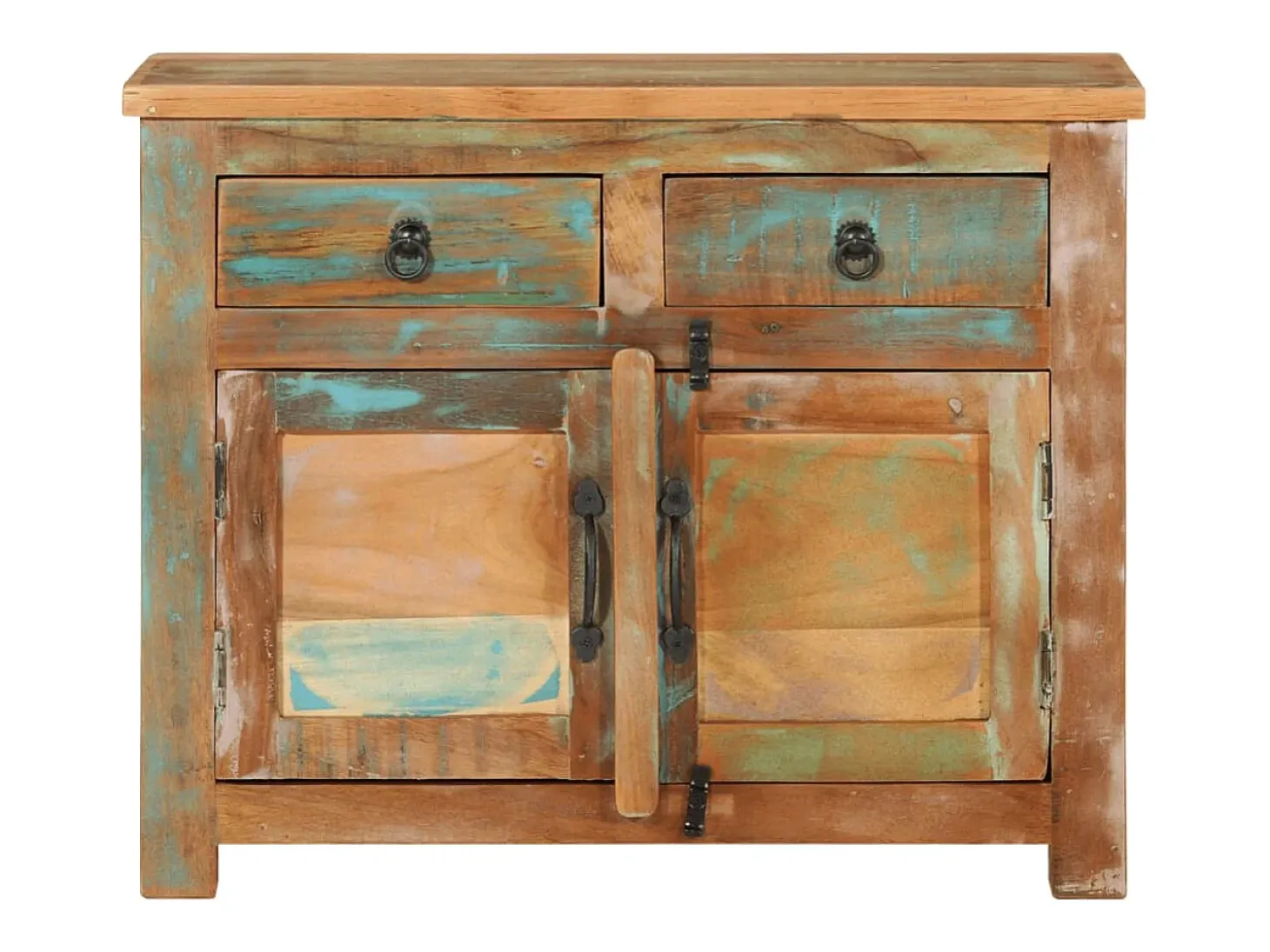 Aparador 68x35x55 cm madera maciza recuperada