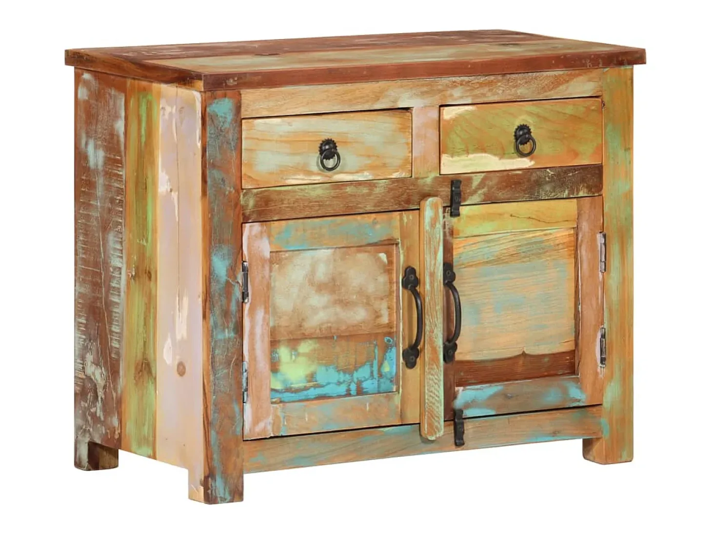 Aparador 68x35x55 cm madera maciza recuperada