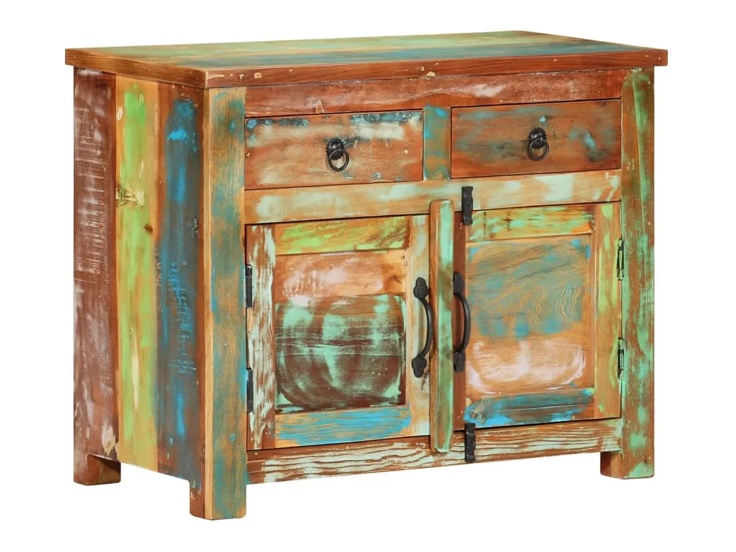 Aparador 68x35x55 cm madera maciza recuperada
