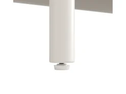 Aparador 120x40x75cm con 6 cajones, decoración relieve 3D, cuerpo de MDF blanco