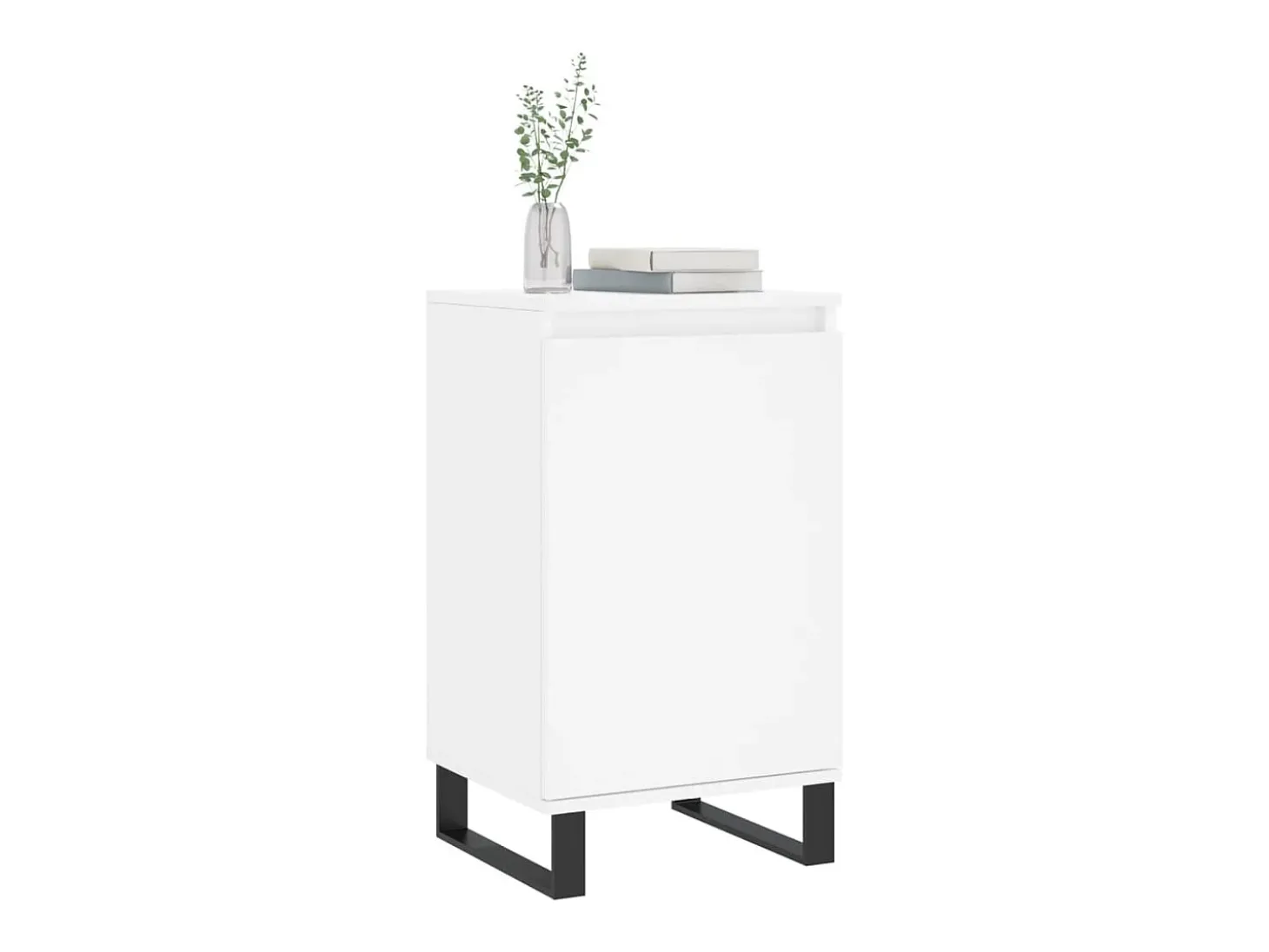 Aparadores 2 piezas blanco 40x35x70 cm madera de ingeniería