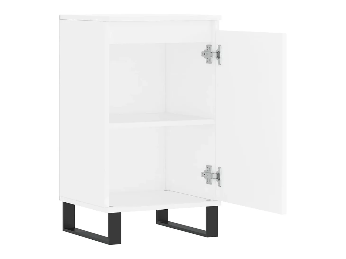 Aparadores 2 piezas blanco 40x35x70 cm madera de ingeniería