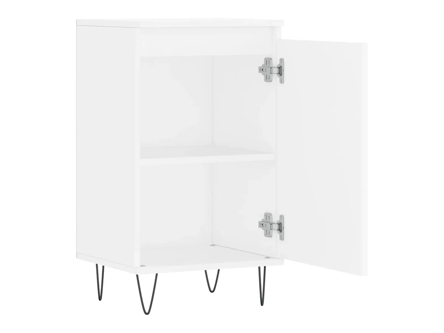 Aparadores 2 piezas blanco 40x35x70 cm madera de ingeniería