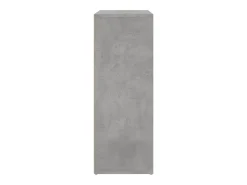 Aparadores 2 piezas gris hormigón 60x31x84 cm madera de ingeniería