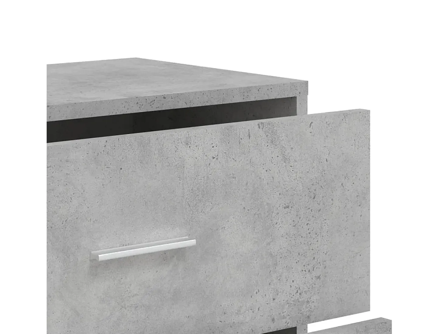 Aparadores 2 piezas gris hormigón 60x31x84 cm madera de ingeniería