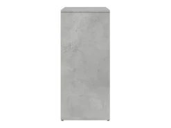 Aparadores 2 piezas gris hormigón 60x31x70 cm madera de ingeniería