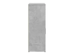 Aparadores 2 piezas gris hormigón 60x30x84 cm madera de ingeniería