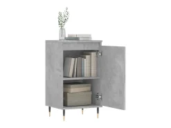 Aparadores 2 piezas gris hormigón 40x35x70 cm madera de ingeniería