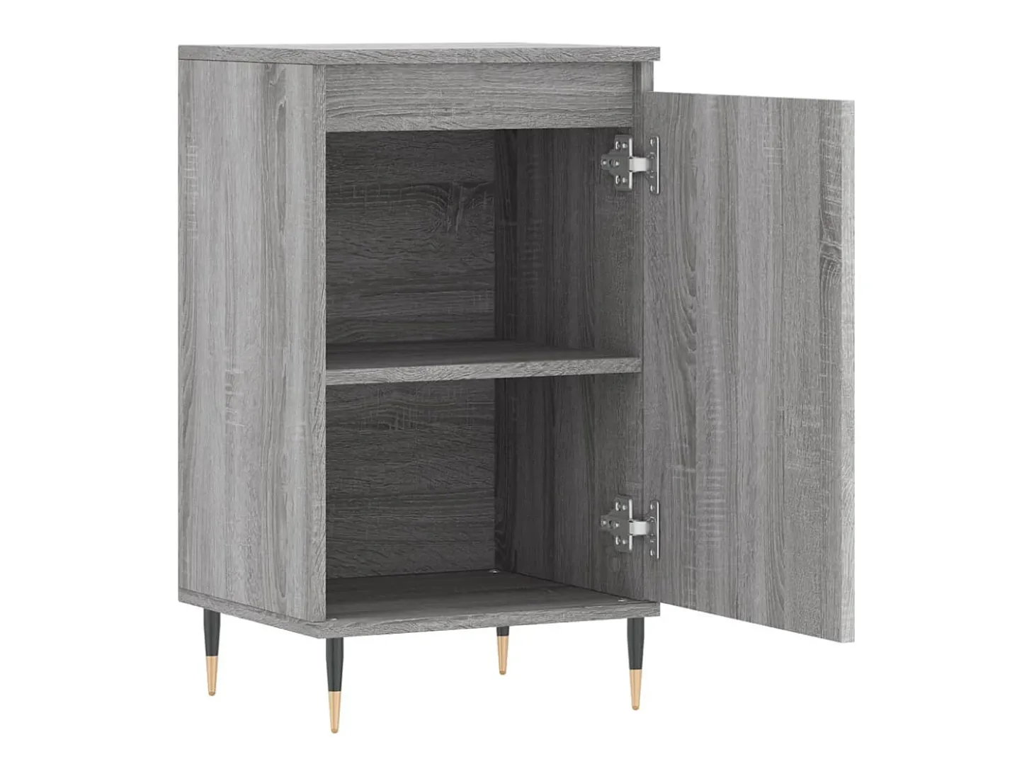 Aparadores 2 piezas gris sonoma 40x35x70 cm madera de ingeniería