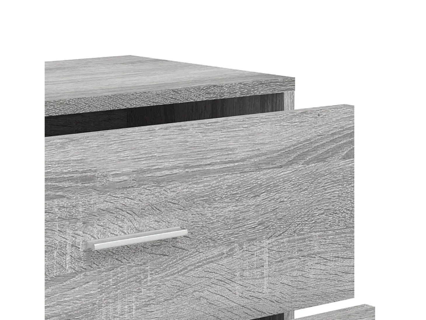Aparadores 2 piezas gris sonoma 60x31x84 cm madera de ingeniería
