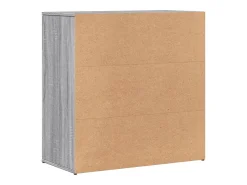 Aparadores 2 piezas gris sonoma 79x38x80 cm madera de ingeniería