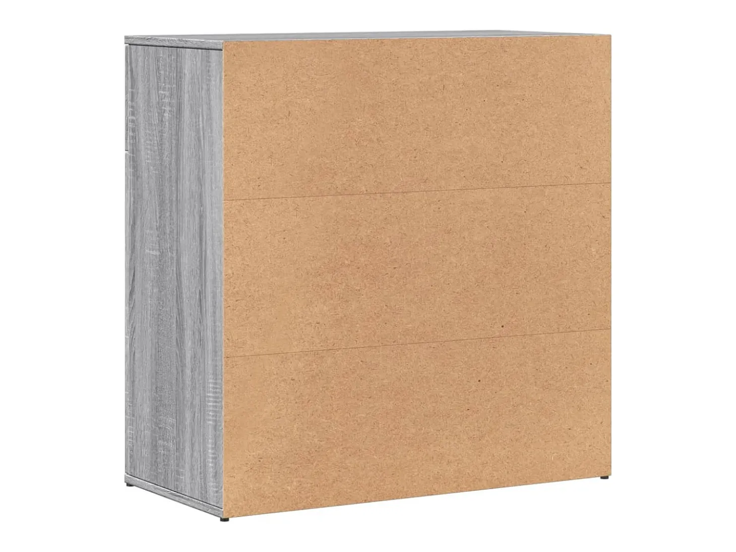 Aparadores 2 piezas gris sonoma 79x38x80 cm madera de ingeniería