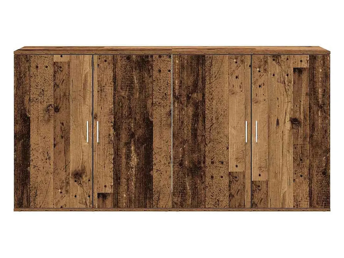 Aparadores 2 piezas Madera antigua 79x38x80 cm Madera de ingeniería