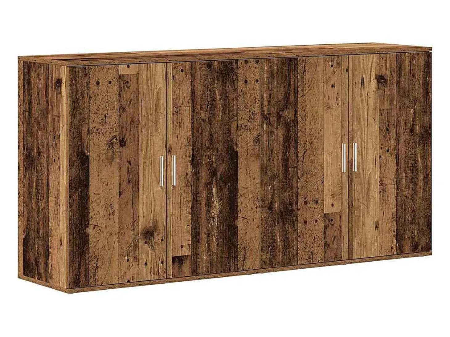Aparadores 2 piezas Madera antigua 79x38x80 cm Madera de ingeniería
